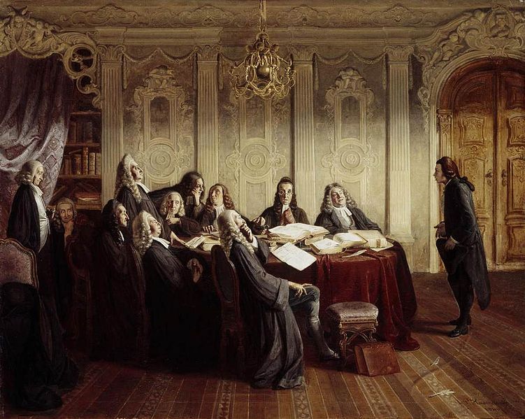 Johann Peter Hasenclever Hieronymus Jobs at His Exam